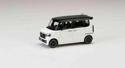 [ Back-order ] Hobby Japan HJ431006WP 1:43 Honda N-BOX CUSTOM Platinum White Pearl & Black