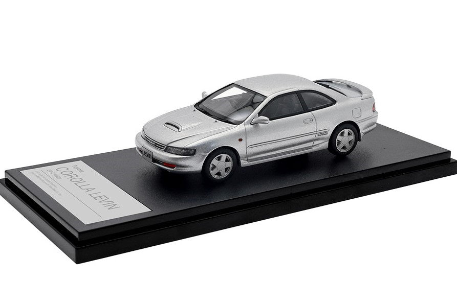 [ Back-order ] Hi-Story HS440SL 1:43 Toyota COROLLA LEVIN GT-Z (1991) Silver Mica Metallic Resin