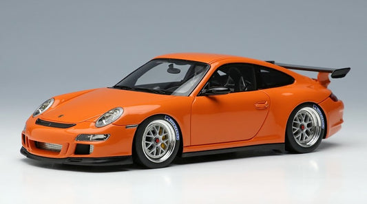 [ Back-order ] Make Up EIDOLON EM710D 1:43 Porsche 911(997) GT3 RS (BBS Cup wheels) Orange