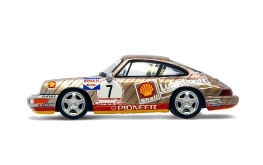 [ Back-order ] TINY YO64002 SPARKY 1:64 Porsche 911 (964) SHELL Carrera Cup 1991 #7 Diecast