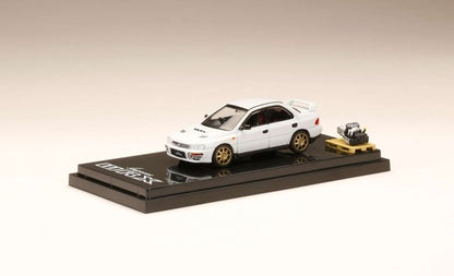 [ Back-order ] Hobby Japan HJ642013BW 1:64 Subaru IMPREZA WRX (GC8) 1992 Customized Version with Engine Display Model