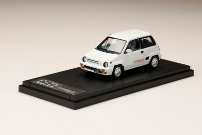 [ Back-order ] MARK43 PM43139AW 1:43 Honda CITY TURBO II 1983 With Option Aluminum Wheel GREEK WHITE