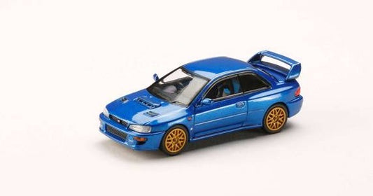 [ Back-order ] Hobby Japan HJ645041BL 1:64 Subaru IMPREZA 22B-STi type UK Sonic Blue Mica