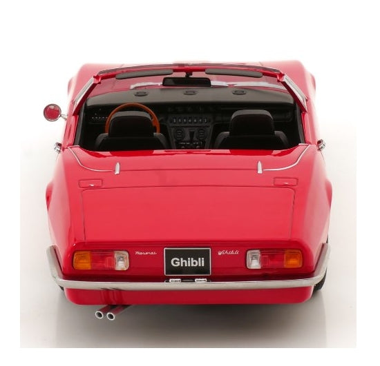 KKDC181301 KK scale 1:18 Maserati Ghibli Spyder 1970 red