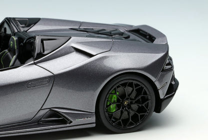 [ Back-order ] Make Up EIDOLON EM523C 1:43 Lamborghini Huracan EVO Spider 2019 (NARVI Wheel) Grigio Lynx (Metallic Gray)