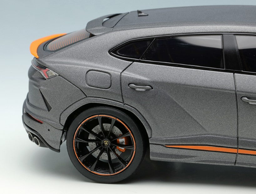 [ Back-order ] Make Up EIDOLON EM596B 1:43 Lamborghini Urus Graphite Capsule 2020 Grigioceres (Matte Dark Gray / Orange Accent)