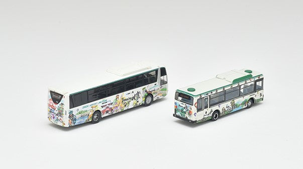 [ Back-order ] TOMYTEC 328254 The Bus Collection / Bus Colle SaGa Bath Bus (Showa Bus/Saga City Transportation Bureau) 2set B  Diorama Supplies