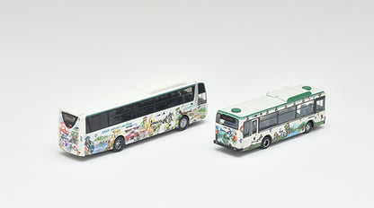 [ Back-order ] TOMYTEC 328254 The Bus Collection / Bus Colle SaGa Bath Bus (Showa Bus/Saga City Transportation Bureau) 2set B  Diorama Supplies