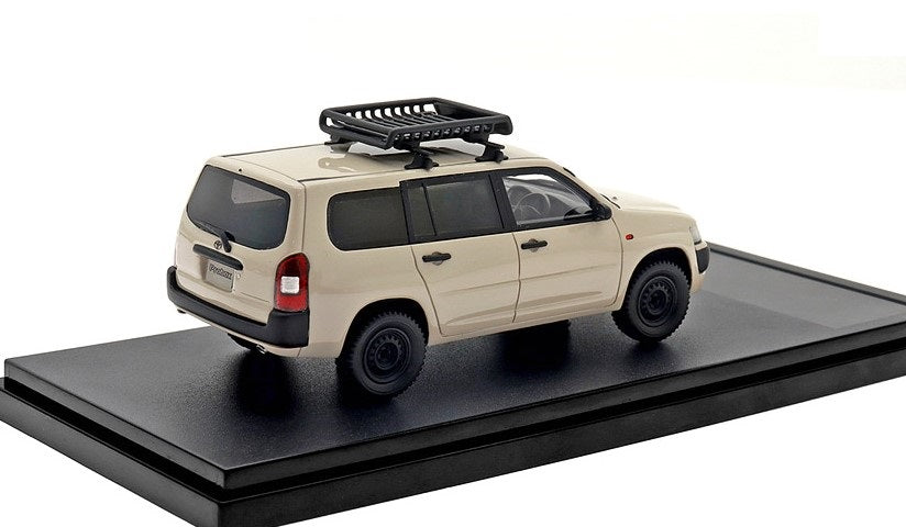 [ Back-order ] Hi-Story HS403BG 1:43 Toyota PROBOX Lift Up Custom (2010) Beige Resin