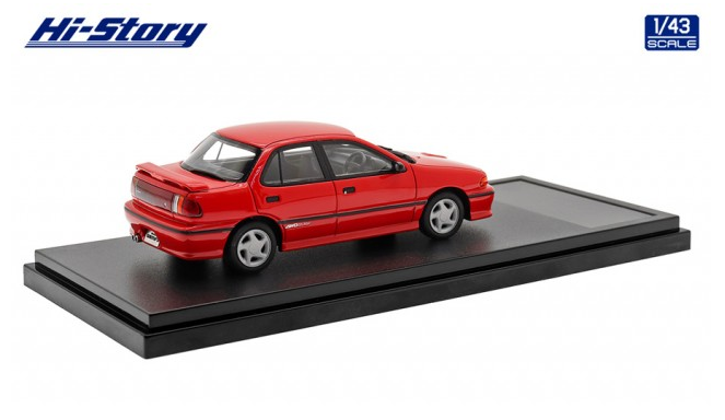 [ Back-order ] Hi-Story HS386RE 1:43 ISUZU GEMINI R 4WD (1990) Customized Flame Red Resin