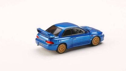 [ Back-order ] Hobby Japan HJ645041BL 1:64 Subaru IMPREZA 22B-STi type UK Sonic Blue Mica