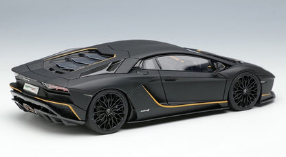 [ Back-order ] Make Up EIDOLON EM597C 1:43 Lamborghini Aventador S Japan Limited Edition 2021 Nero Purso (Matte Black)