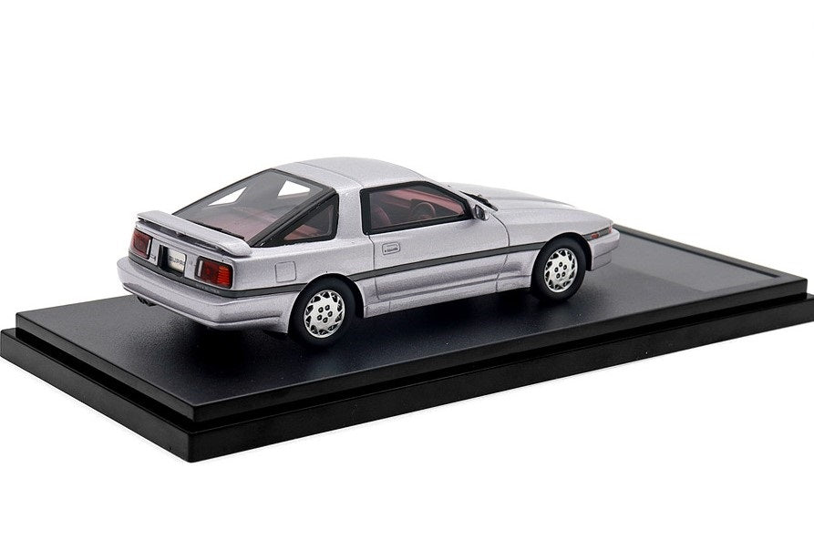 [ Back-order ] Hi-Story HS441SL 1:43 Toyota SUPRA 3.0GT Turbo Limited (1987) Amethyst Silver Metallic Resin