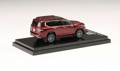 [ Back-order ] Hobby Japan HJ641050AR 1:64 Toyota LAND CRUISER (JA300W) ZX Dark Red Mica Metallic / Black interior