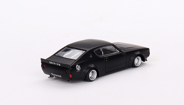 MGT00655-R TSM MINI-GT 1:64 Nissan Skyline Kenmeri Liberty Walk Matte Black