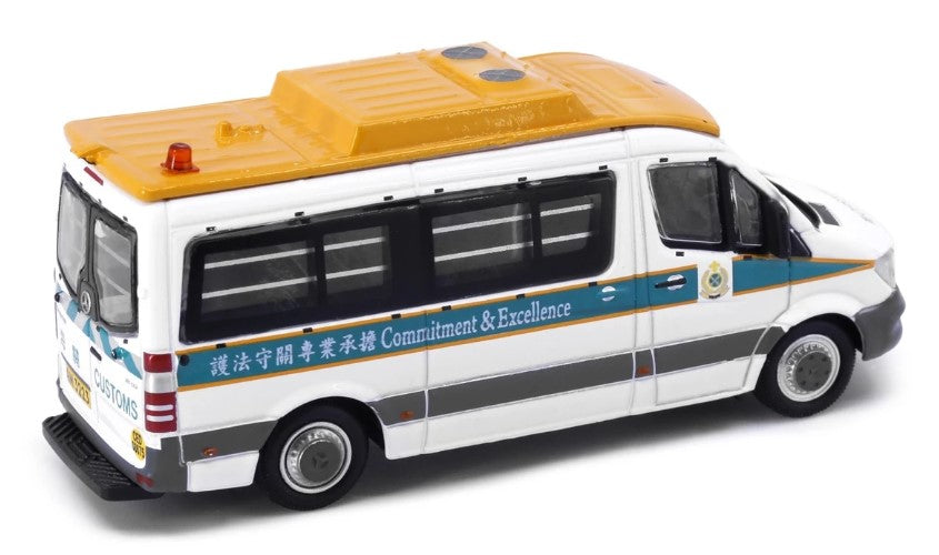 [ Back-order ] TINY ATC64791 1:76 Tiny City No.22 Mercedes Benz Sprinter FL Hong Kong Customs Diecast