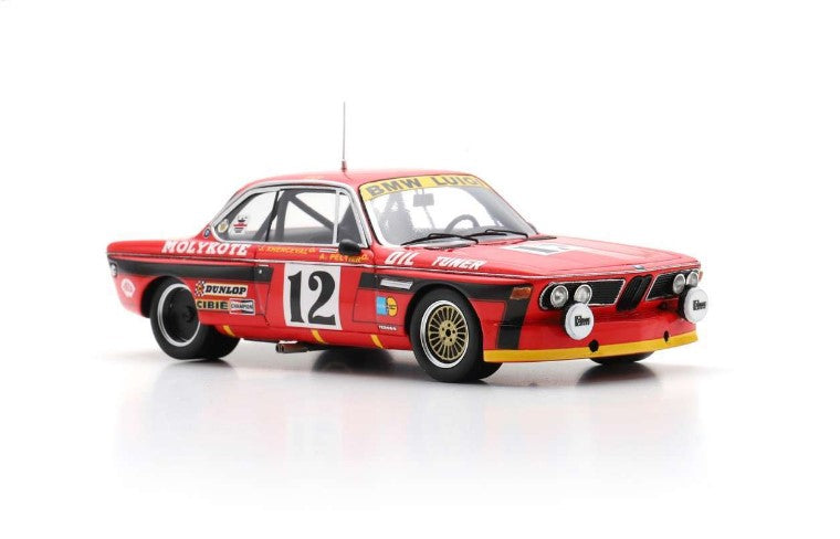 43SPA1974 SPARK 1:43 BMW 3.0 CSI #12 Winner 24H Spa 1974 J.Xhenceval - A.Peltier - P.Dieudonne