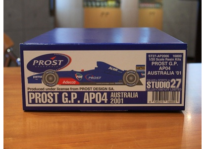 [ Back-order ]STUDIO27 AP2006 1:20 Prost AP04 Australian GP 2001 Multimedia Kit