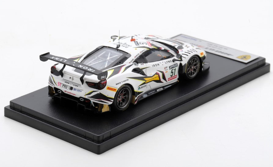 LSRC151 LookSmart 1:43 Ferrari 488 GT3 #51 Iron Lynx 9th 24h SPA 2022