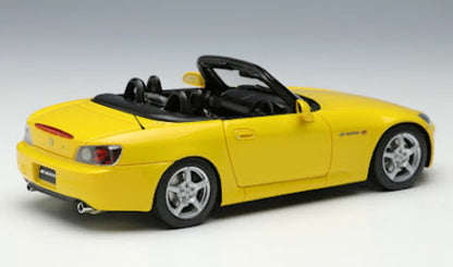 [ Back-order ] Make Up EIDOLON EM667D 1:43 Honda S2000 (AP1) 1999 Indy Yellow Pearl