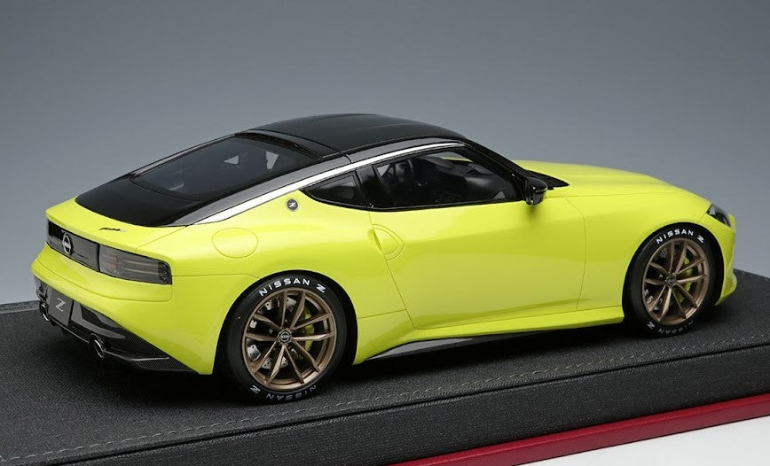 [ Back-order ] Make Up IDEA IM056 1:18 Nissan Fairlady Z Prototype 2020 Ikazuchi Yellow