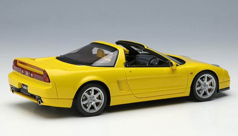 [ Back-order ] Make Up EIDOLON EM586A 1:43 Honda NSX (NA2) Type T 2001 New Indy Yellow Pearl