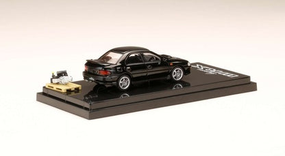 [ Back-order ] Hobby Japan HJ642013ABK 1:64 Subaru IMPREZA WRX (GC8) 1992 with Engine Display Model Black Mica