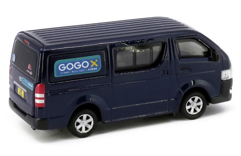 [ Back-order ] TINY ATC65268 1:64 Tiny City No.17 Toyota Hiace "GOGOX" Metallic Blue Diecast