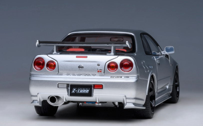 77461 AUTOart 1:18 Nissan NISMO R34 GT-R Z-tune (Z-tune Silver)