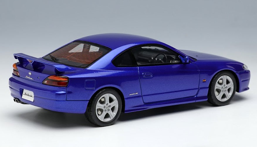 [ Back-order ] Make Up EIDOLON EM628B 1:43 Nissan Silvia (S15) Spec R Aero 1999 Brilliant Blue