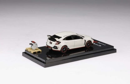 HJ642055AW Hobby JAPAN 1:64 Honda Civic TYPE R (FK8) 2020 Championship White