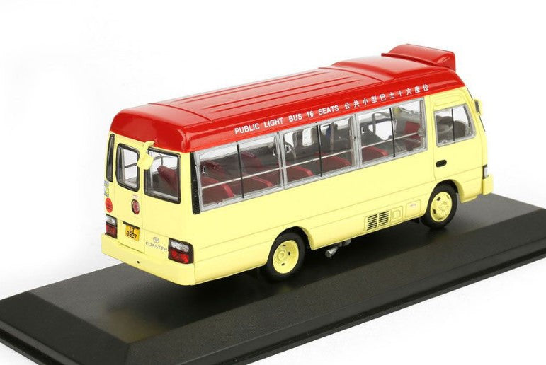 [ Back-order ] TINY ATC43060 1:43 Toyota Coaster Minibus Red bound for Kwun Tong Diecast