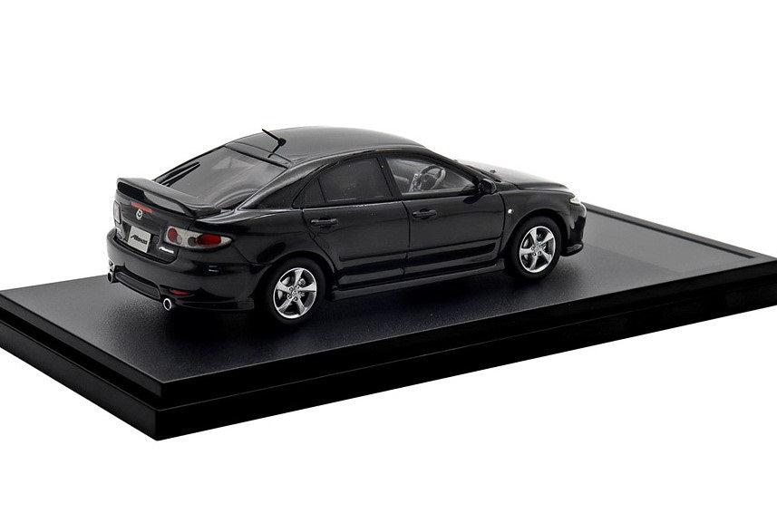 [ Back-order ] Hi-Story HS436BK 1:43 MAZDA ATENZA Sports 23S (2002) Black Mica Resin