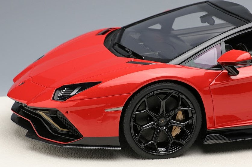 [ Back-order ] Make Up EIDOLON EML064B 1:18 Lamborghini Aventador LP780-4 Ultime Roadster 2021 Red