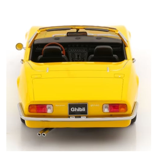 KKDC181303 KK scale 1:18 Maserati Ghibli Spyder 1970 yellow