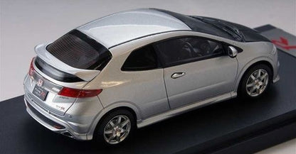 [ Back-order ] MARK43 PM4347CS 1:43 Honda Civic Type R EURO Alabaster Silver Metallic/ Carbon bonnet (Customized Color Version) 2009