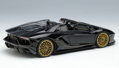 [ Back-order ] Make Up EIDOLON EM637E 1:43 Lamborghini Aventador LP780-4 Ultime Roadster 2021 (Diansus wheel) Black