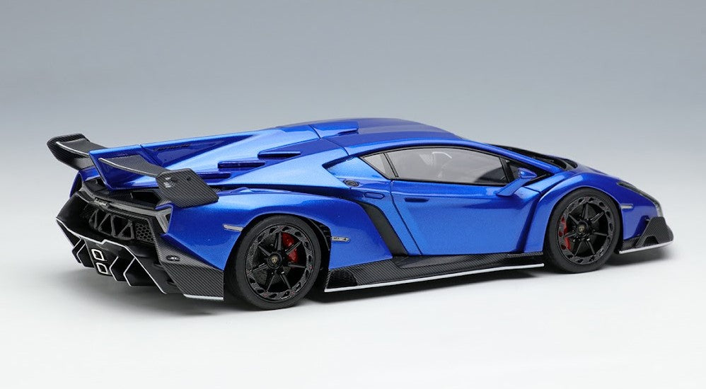 [ Back-order ] Make Up EIDOLON EM449H 1:43 Lamborghini Veneno 2013 Blue Renaissance