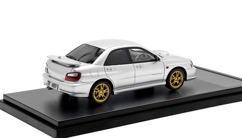 [ Back-order ] Hi-Story HS401SL 1:43 SUBARU IMPREZA WRX STi (2001) Premium Silver Metallic Resin