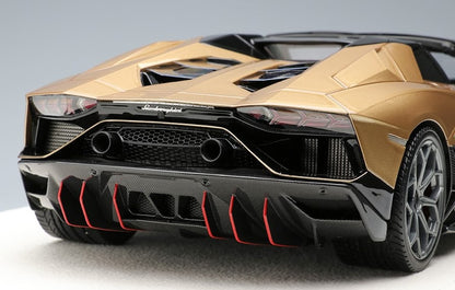 [ Back-order ] Make Up EIDOLON EML064D 1:18 Lamborghini Aventador LP780-4 Ultime Roadster 2021 Gold