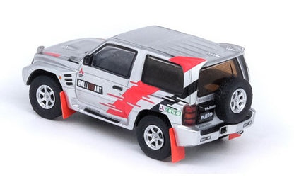 [ Back-order ] INNO Models IN64-EVOP-RASIL 1:64 Mitsubishi Pajero Evolution "RALLIART" Silver