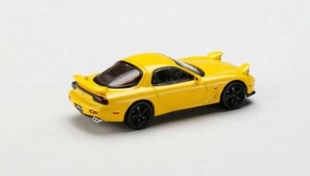 [ Back-order ] Hobby Japan HJ644007BY 1:64 MAZDA RX-7 (FD3S) TYPE RS-R /Rotary Engine 30th Sunburst Yellow Die-cast