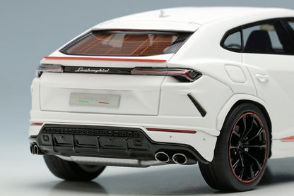 [ Back-order ] Make Up EIDOLON EM596D 1:43 Lamborghini Urus Graphite Capsule 2020 Bianco Monocellus (Matte White/Fluorescent Red Accent)