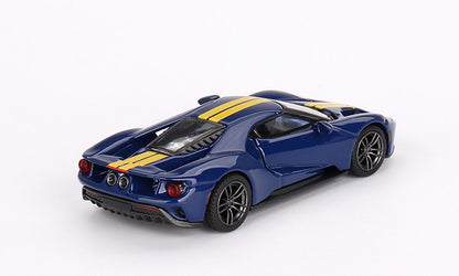 MGT00614-MJ TSM MINI-GT x Mijo 1:64 Ford GT Sunoco Blue LHD Blister pack