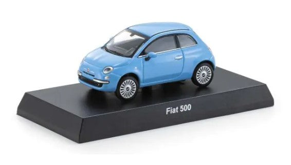 K07058LB KYOSHO 1:64 Fiat 500 Light Blue