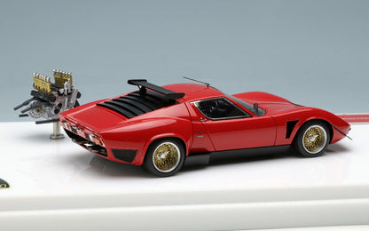 EM171SP MakeUp EIDOLON 1:43 Lamborghini Iota SVR #3781 1975 with V12 Engine