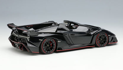 [ Back-order ] Make Up EIDOLON EM451H 1:43 Lamborghini Veneno Roadster 2015 Black