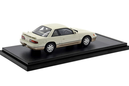 [ Back-order ] Hi-Story HS450WH 1:43 NISSAN SILVIA Q's DIA PACKAGE (1991) Warm White Two Tone Resin