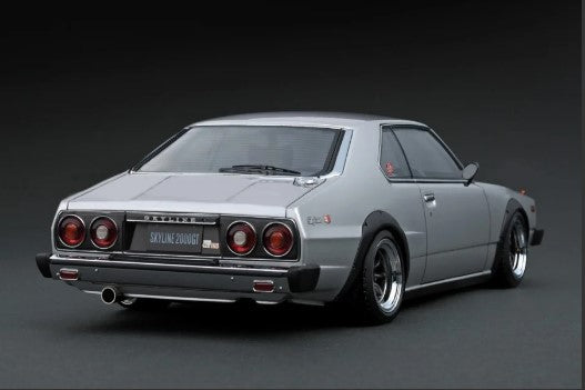 [ Back-order ] ignition model IG3465 1:18 Nissan Skyline 2000 GT-ES (C210) Silver