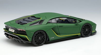 [ Back-order ] Make Up EIDOLON EM597D 1:43 Lamborghini Aventador S Japan Limited Edition 2021 Verde Turbine (Matte Green)